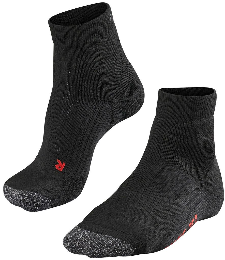 Falke Tennis Socken TE2 Short Herren Schwarz, Sockengrößen:46-48