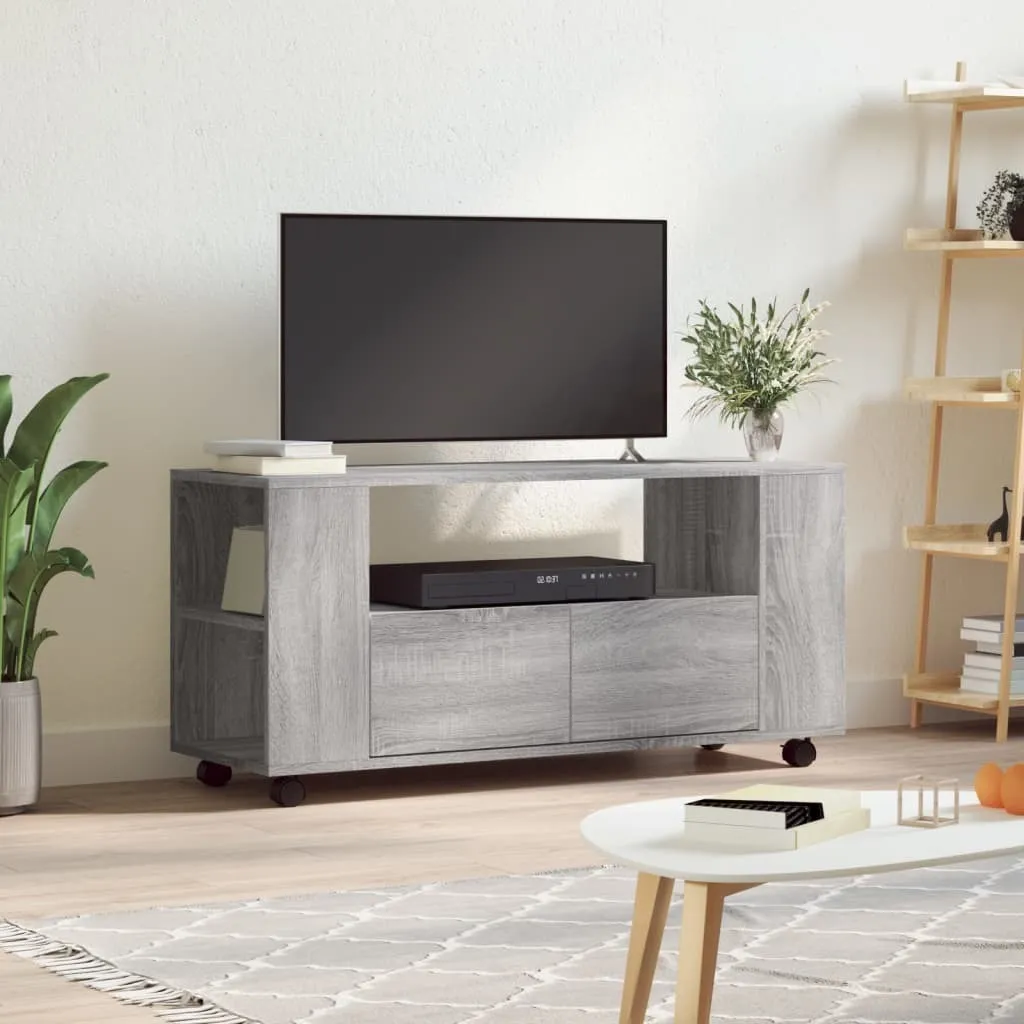 Offerta Mobile TV Grigio Sonoma 102 cm - Robusto e Facile da Montare