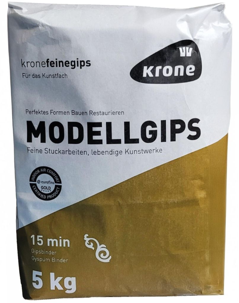 Krone Modellgips 5 kg Gips für kreative Innenprojekte  ohne Produktbild 