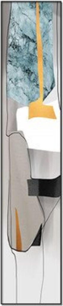 TPFLiving Kunstdruck LW-310 (OHNE RAHMEN) Poster - Leinwand - Wandbild - Hochauflösender Giclée-Druck, langlebig und hochwertig - Abstrakte Struk...