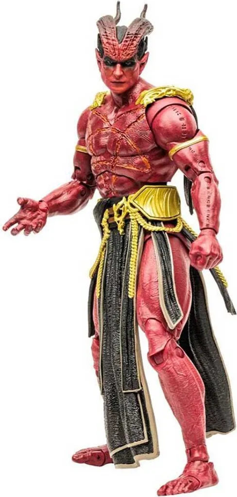 Figurine Sabbac 30 cm Ultra Articulée DC Black Adam avec Carte Art d'Or