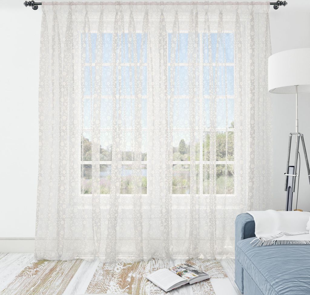 ABAKUHAUS Blume Wandteppich, Kontinuierliche Simplistic Curly Blumenblätter Ornaments Zarte Farben Illustration, Wohnzimmer Schlafzimmer seidiges ...