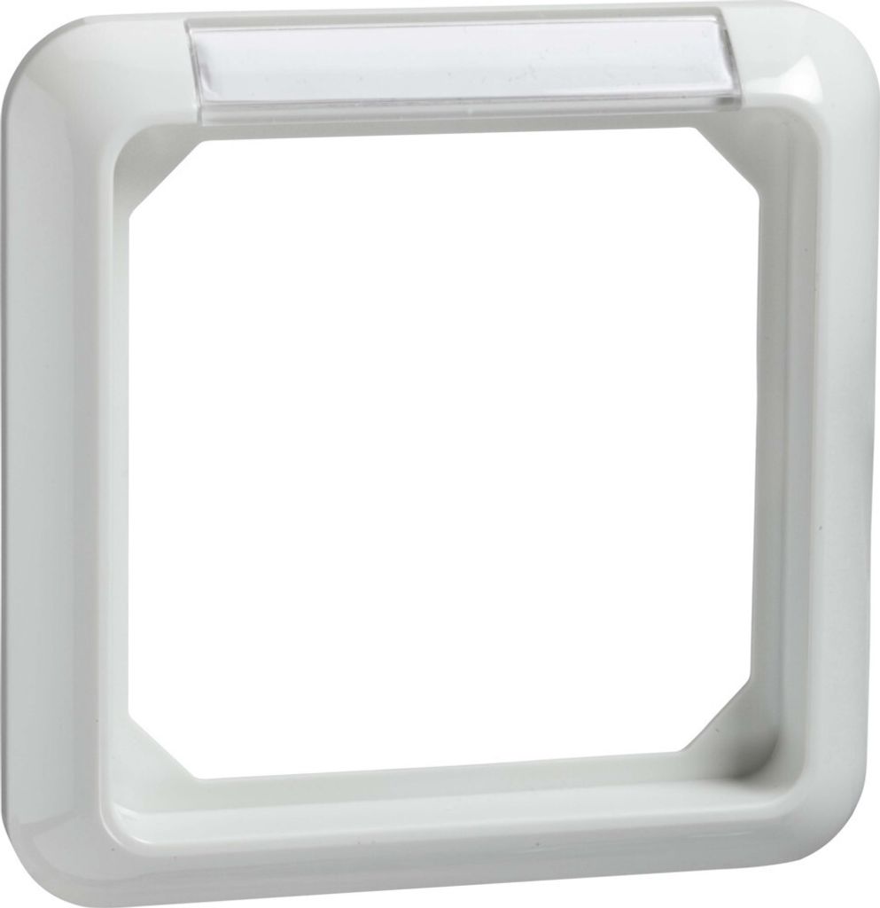 Rahmen 1-fach reinweiß 224114