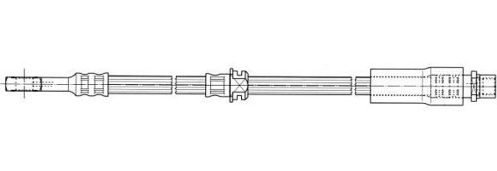 CEF 512452 Bremsschlauch für OPEL ZAFIRA B (A05) Astra H Caravan (A04) Astra H Schrägheck (A04) Meriva B (S10) Astra H GTC (A04) Astra H TwinTop ...