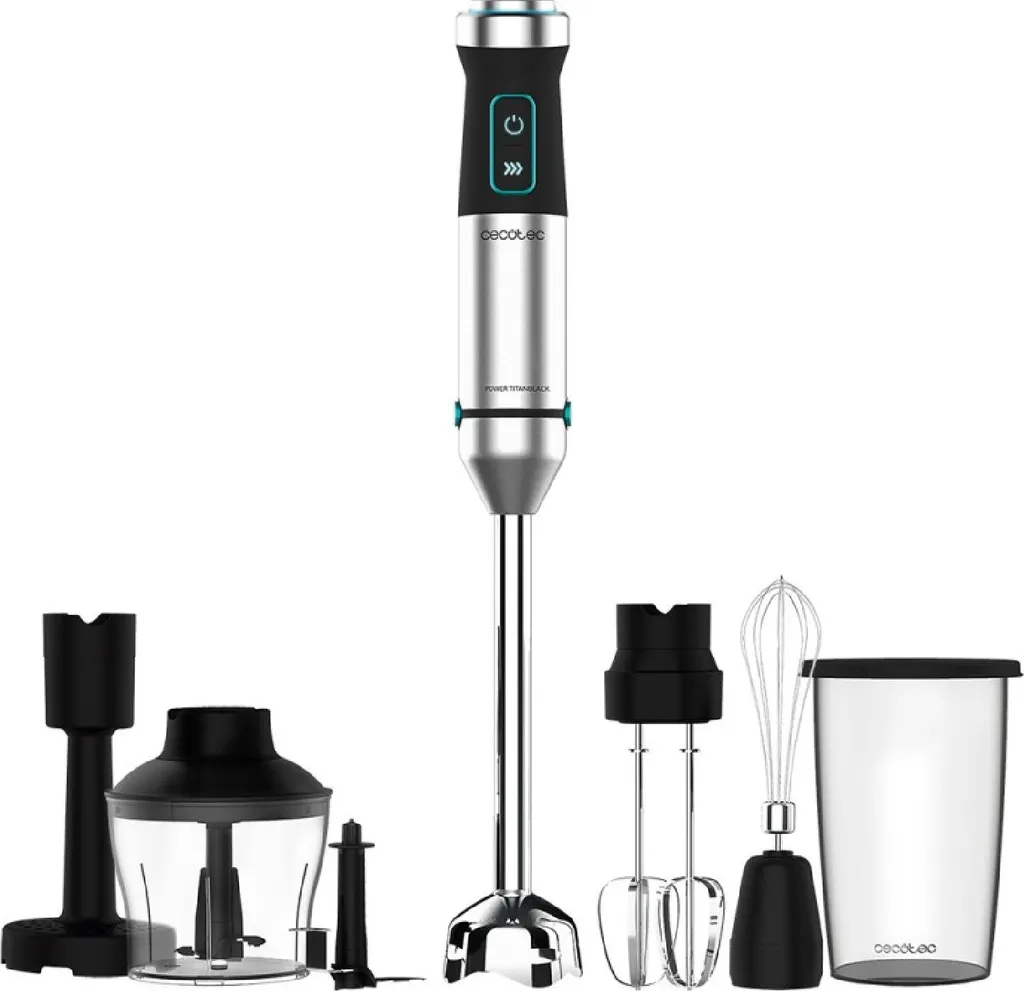 Cecotec Power TitanBlack 1500 XL - Il Minipimer potente per la tua cucina