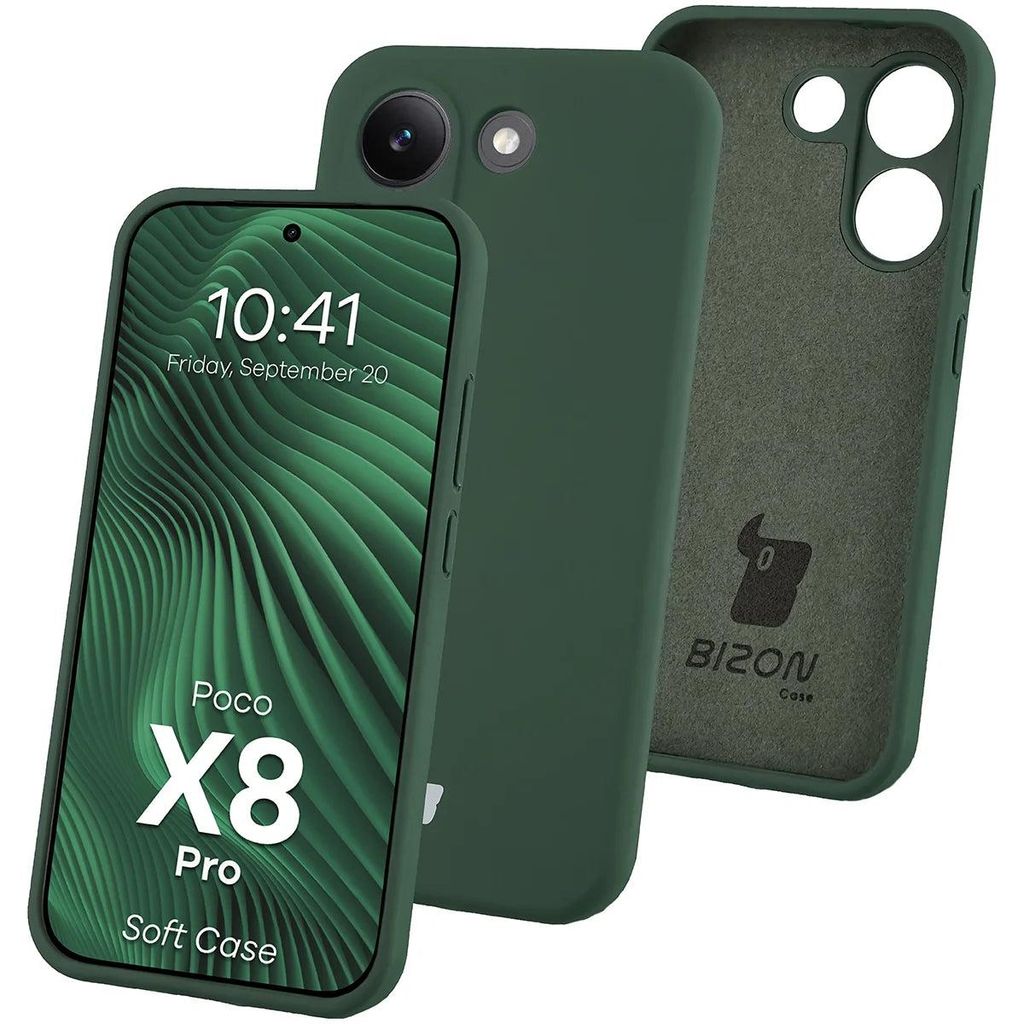 Silikon Handyhülle für Xiaomi POCO X8 Pro, Bizon Soft Case, Produktbild 