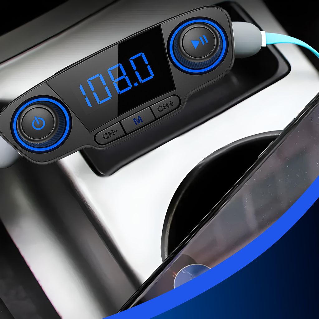 Bluetooth FM Transmitter Auto 5.3 - Dein Upgrade Fürs Autoradio!