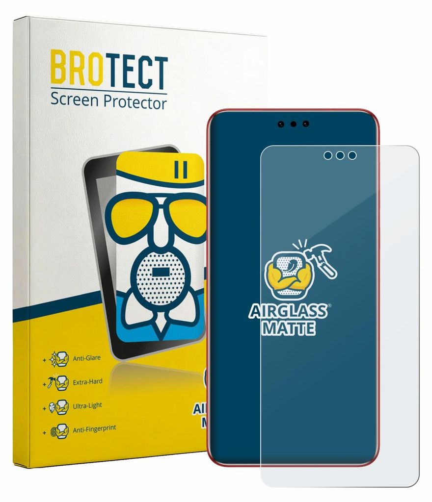 BROTECT Entspiegelungs Schutzglas für Huawei Mate 60 RS Ultimate Schutzfolie Panzer Folie Glas Display Schutz matt