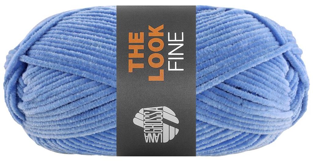Lana Grossa - The Look Fine 0115 himmelblau Produktbild 