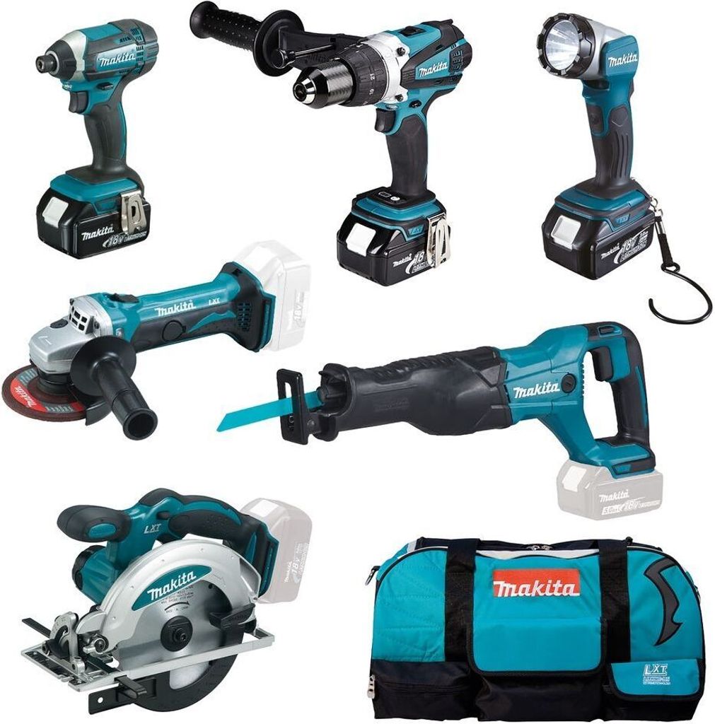 Makita DLX2245PT1 Akku-Set - Professionelles Werkzeug-Set In Transportkoffer