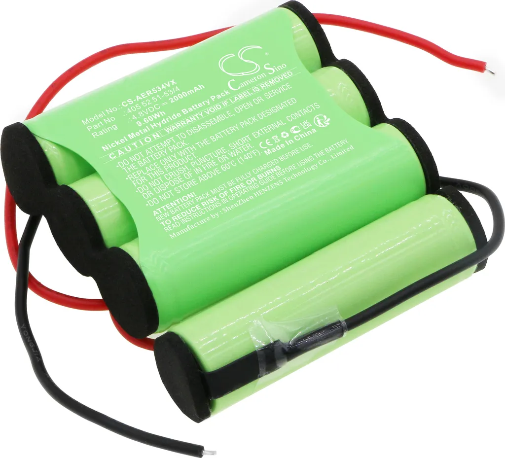 TECHTEK Batteria compatibile con [AEG] AG4104WD, AG5104WD, AG5104WDB, ErgoRapido, HX6-8DM-W, Rapido, per [Electrolux] ErgoRapido, Rapido sostituisce
