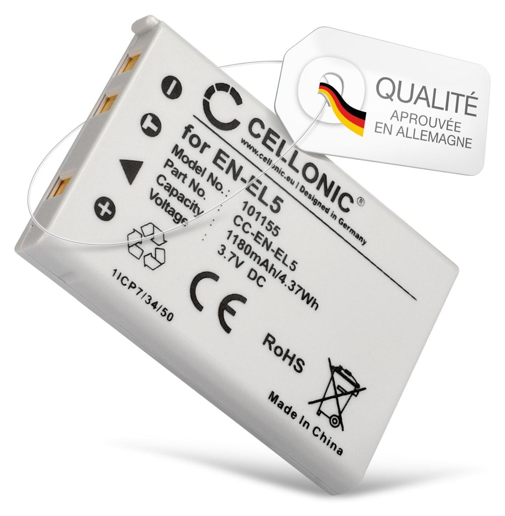 CELLONIC 1x Batterie pour Appareil photo Compatible avec Image du produit 