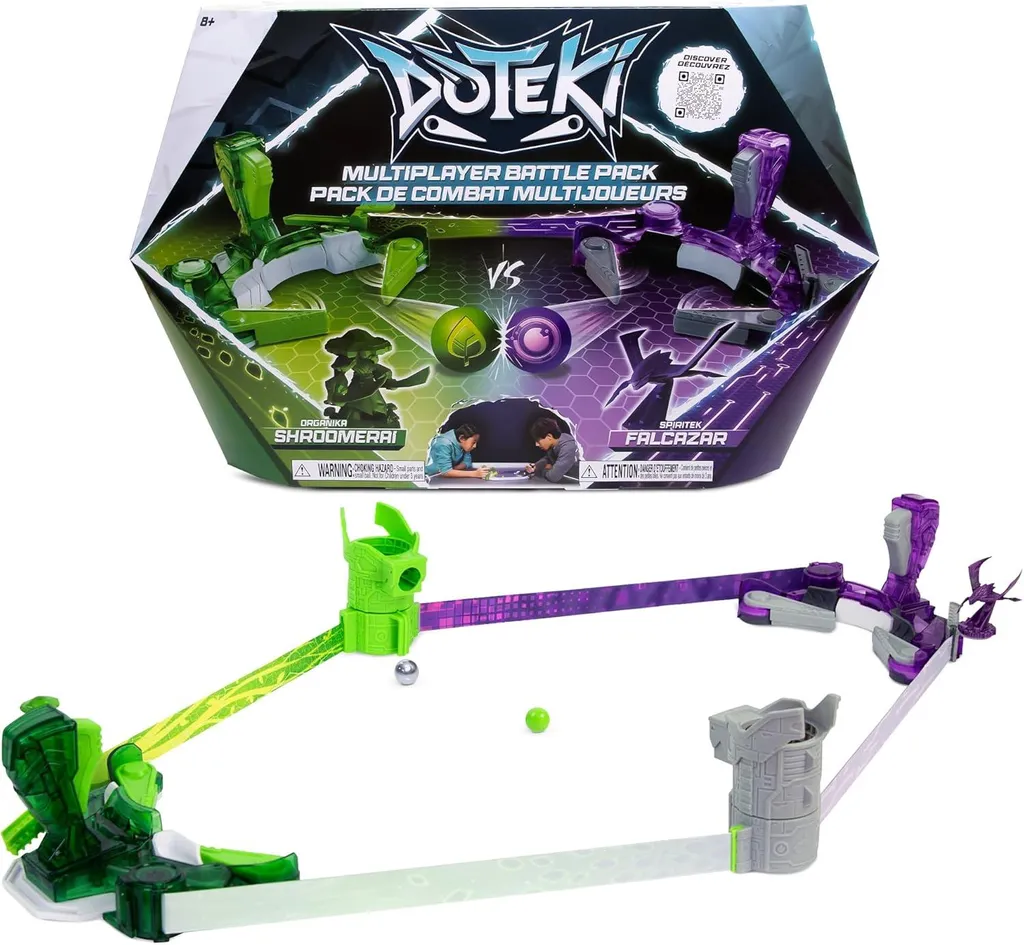 Pack de Figurines de Combat DOTEKI Lamaze Organika contre Spiritek