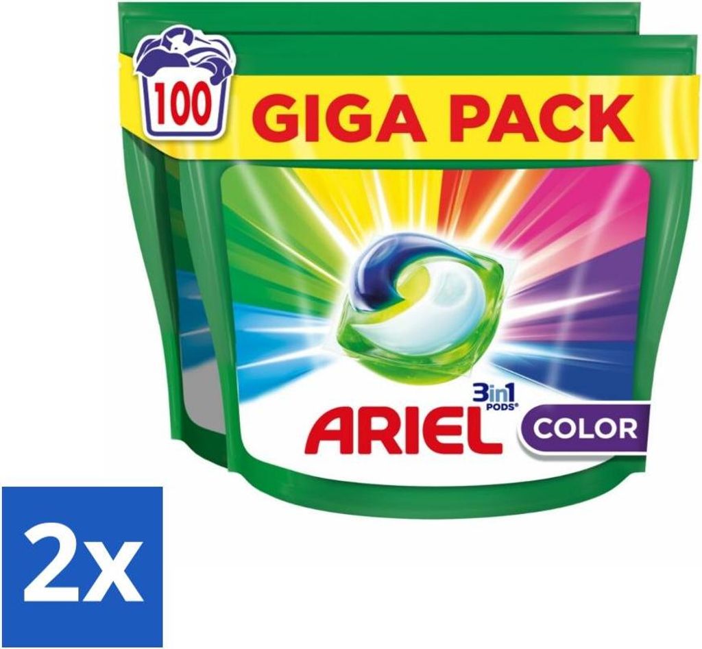 Ariel - 3in1 Waschmittel-Pods - Color - 100 Pods - Produktbild 