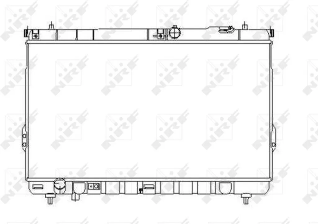 Radiateur de Refroidissement Moteur pour Hyundai Santa Fe I (SM)