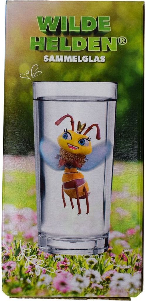 Kinderglas ca. 270 ml Wilde Helden Trinkglas Motiv wählbar Wasserglas