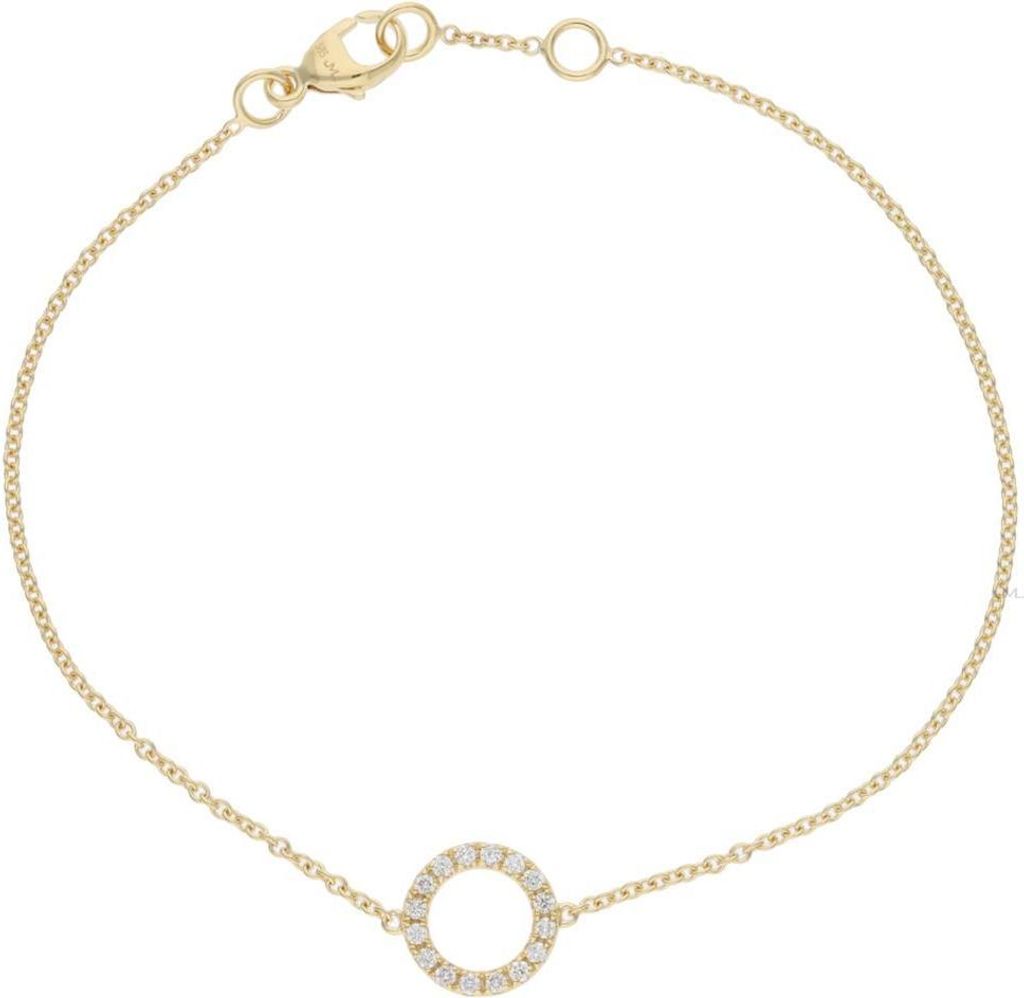 JuwelmaLux Armband 585 Gold mit Brillanten JL10-03-0758 18 cm