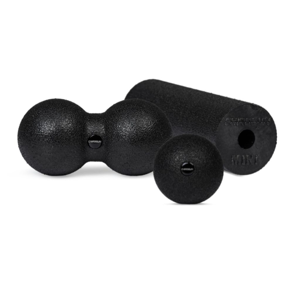 Die SETBOX MINI bietet maximale Massagewirkung im kompakten Format. Enthalten sind effektive Tools von CHIROGUN – ideal für Zuhause, Fitness, Re...