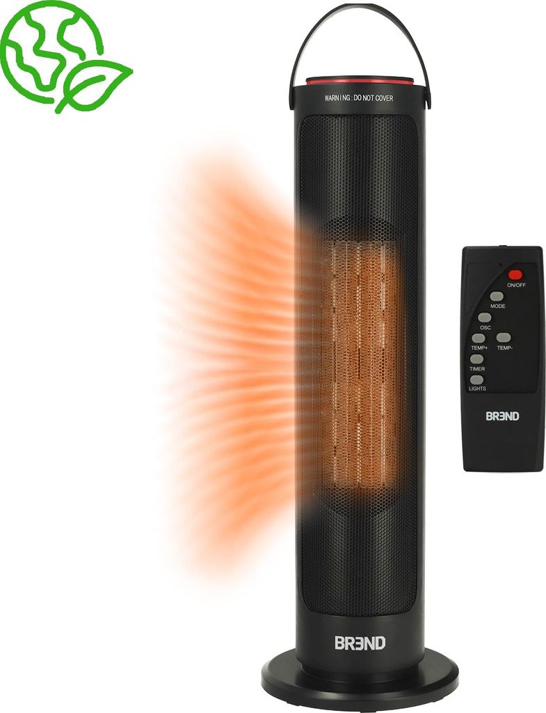 BREND BR-2221 Elektrischer Turmheizer – Heizlüfter mit ECO-Modus