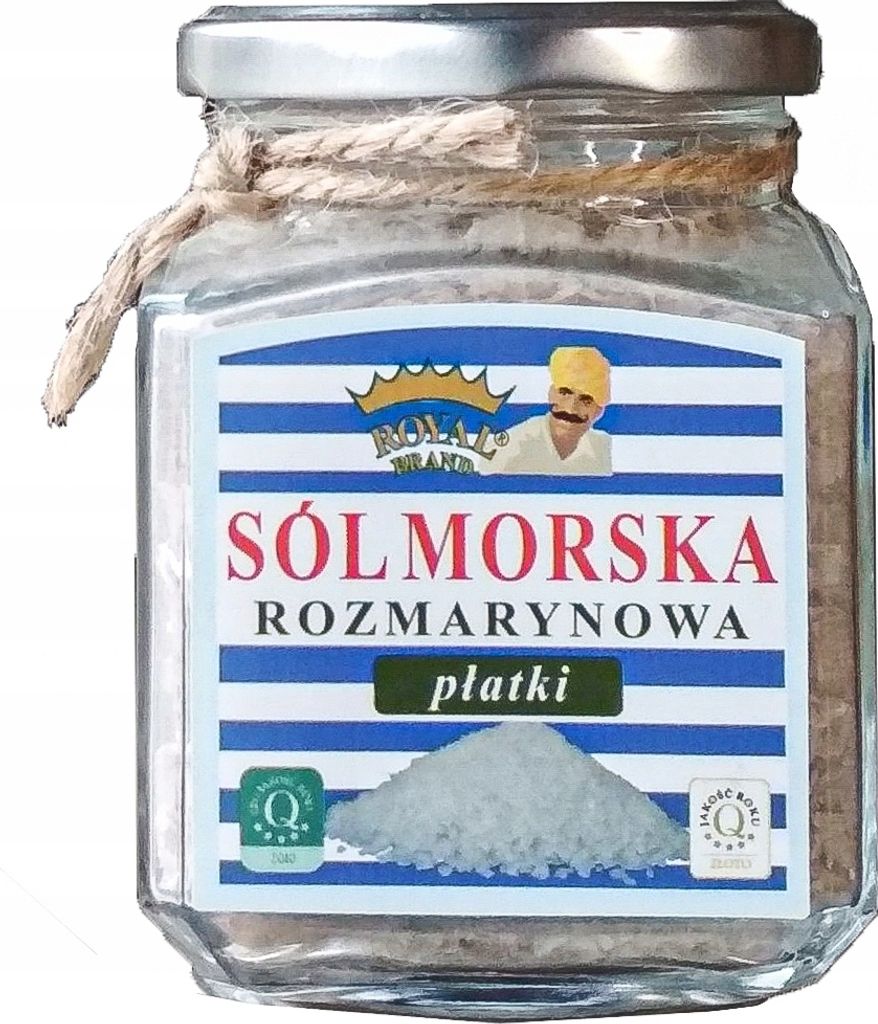 Sól morska rozmarynowa - 120 g - w płatkach Zdjęcie produktu 