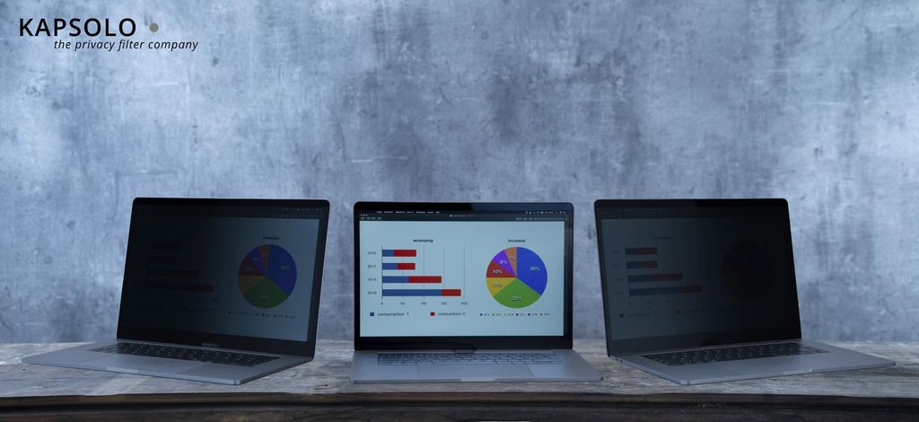 KAPSOLO 2-wege Blickschutzfolie abnehmbar für Lenovo ThinkPad X12 Detachable schützen sie ihre sensiblen und privaten Daten vor unerwünschten Bl...