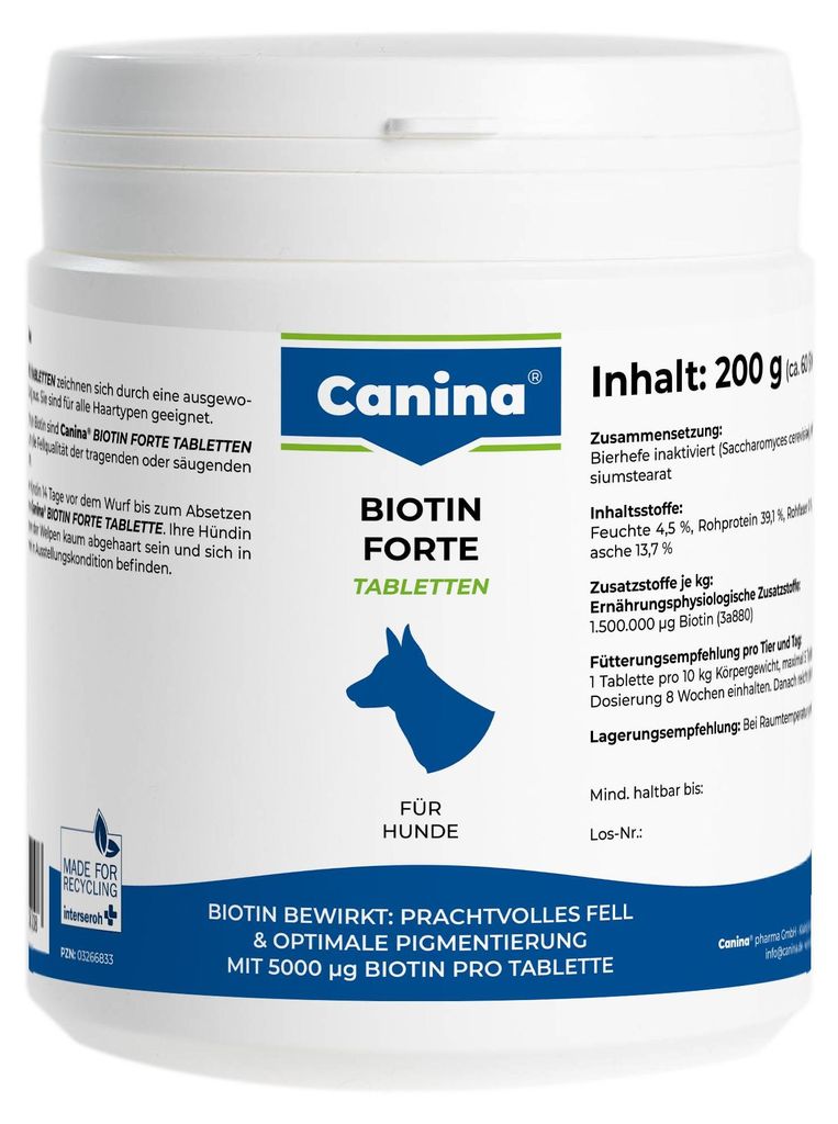 Canina Biotin Forte Compresse 200g Immagine del prodotto 