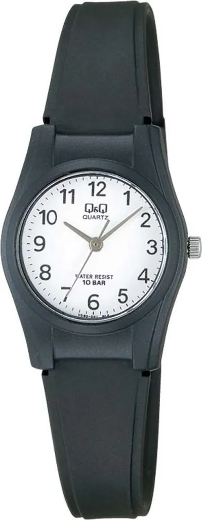 Montre Q&Q VQ03J001Y Étanche : Robustesse et Design Minimaliste Noir
