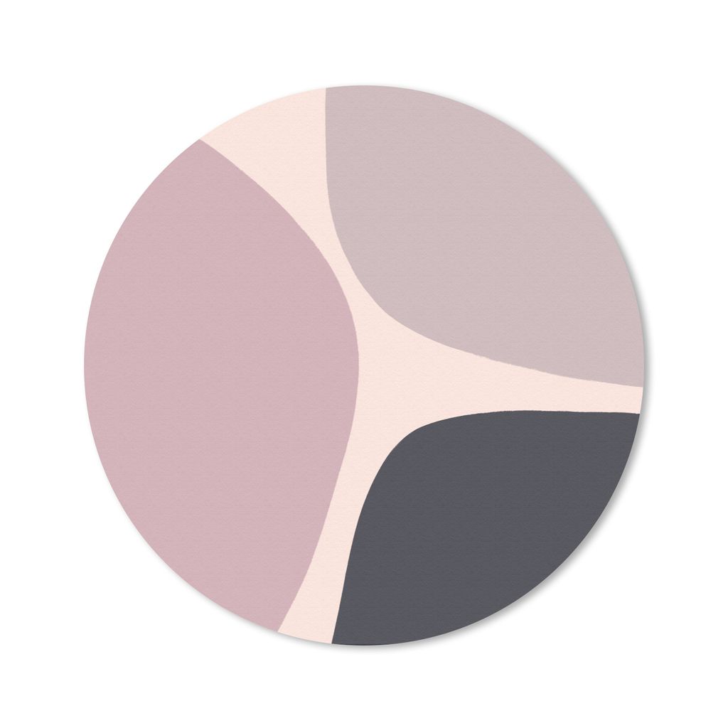 MuchoWow Mauspad Mousepad Pastell - Gestaltung - Minimalismus 30x30 cm - Mousepads - Maus Mat - Pad - Mausunterlage - Tischunterlage - Schreibtis...