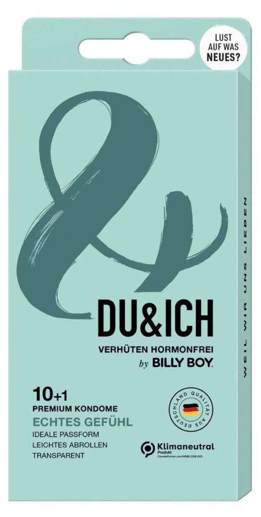 BILLY BOY DU&ICH Kondome echtes Gefühl 10+1 Stück Produktbild 