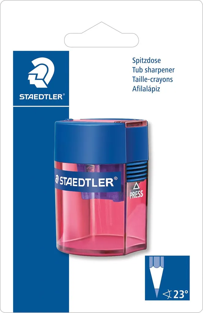 Staedtler 511 006 BK Temperamatite Professionale con Deposito