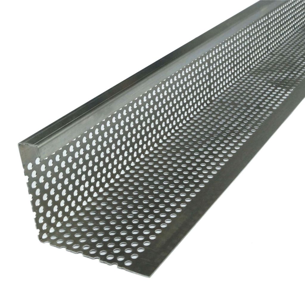 Fassadenprofile Kiesfangleiste Aluminium, 200cm, 80x100mm Produktbild 