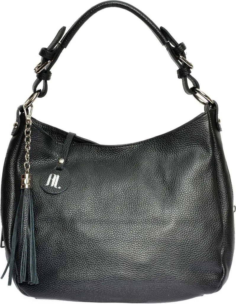 Sac à Main Noir Anna Luchini AW25 - Cabas Chic en Cuir pour Femme AL 1516