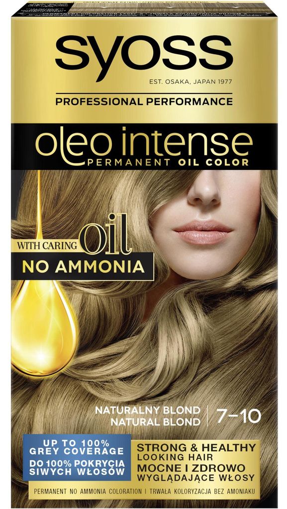 SYOSS Oleo Intensive permanente Haarfarbe mit len 7-10 Naturblond