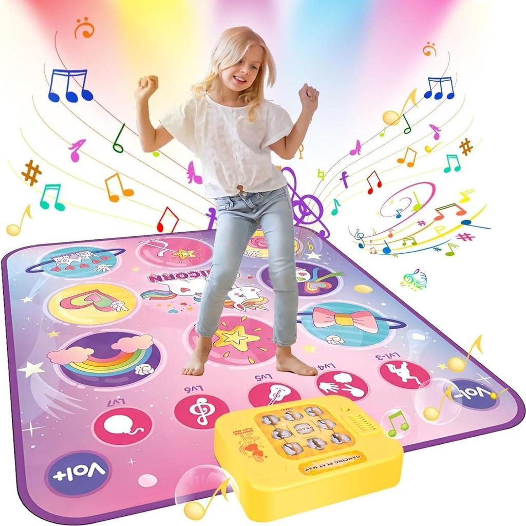 ASKSA Tanzmatte Kinder, Tanzmatte Spielzeug, Musikmatte Produktbild 