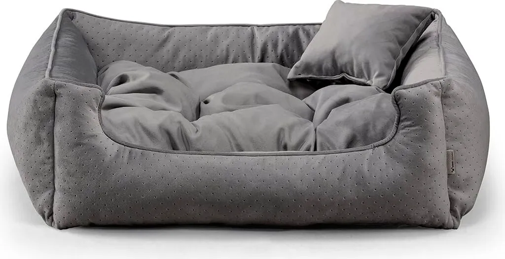 Lit pour petit chien BASEL idéal pour le repos quotidien anthracite