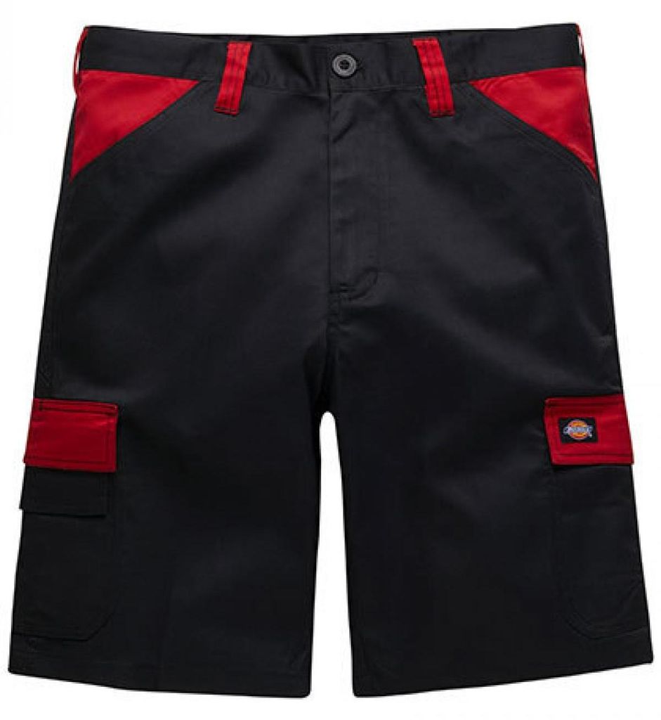 Dickies ED24/7SH | Herren Everyday Short - Kurze Arbeitshose - Farbe: Black/Red - Größe: 46