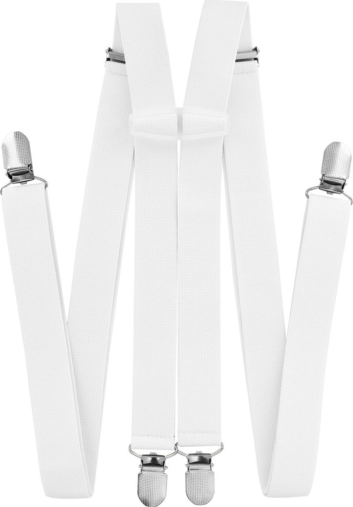 axy Herren Hosenträger 4 Stabile Clips H-Form 2,5cm Breit Produktbild 