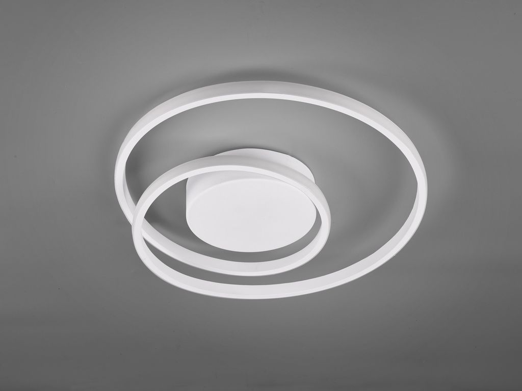 Reality Zibal LED Deckenleuchte  22W ⌀39cm dimmbar Weiß Produktbild 9