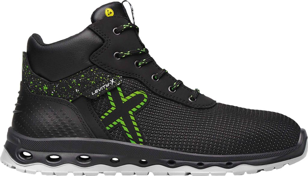 Feldtmann Levity-x Sicherheitsstiefel SATURN S3 34590 Gr. 46 schwarz/grün