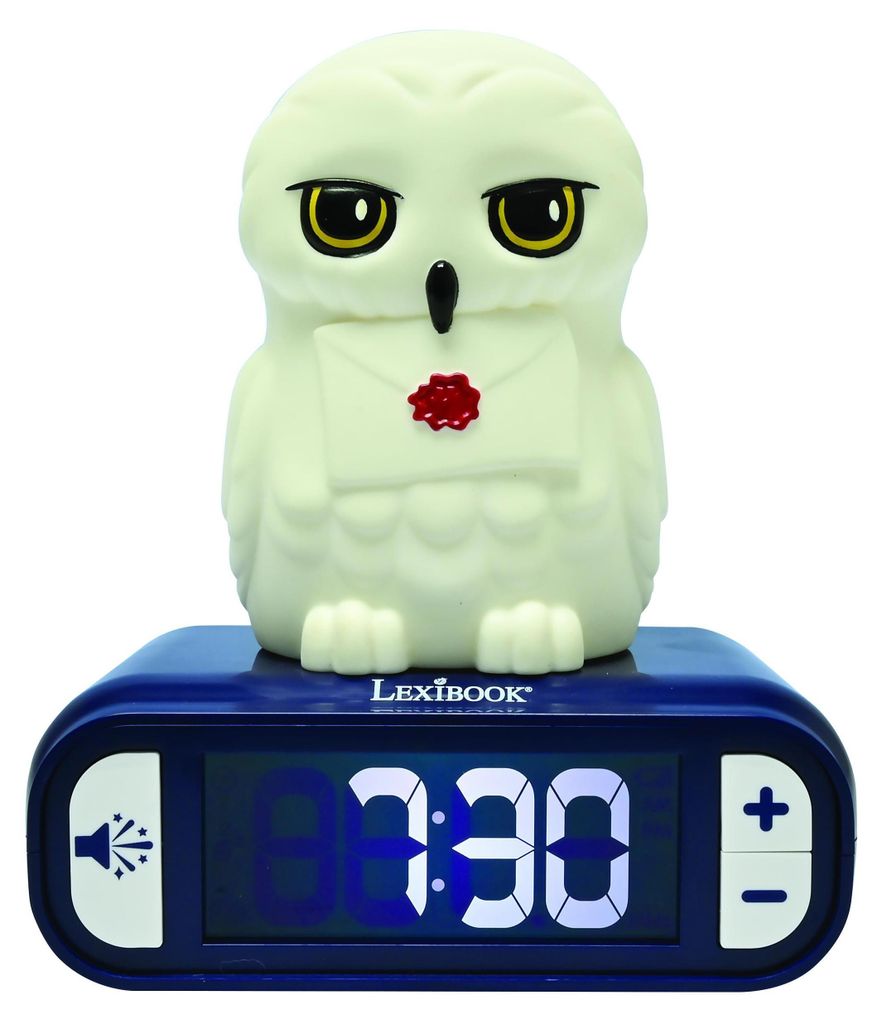 3D budík Hedwige s nočním světlem Obrázek produktu 