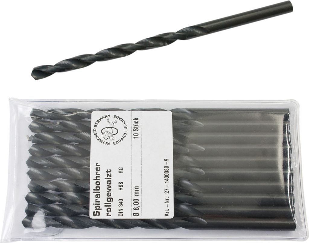 Dönges HSS-Spiralbohrer lang, DIN 340N, Ø 5,5 mm (Metallbohrer Spiralbohrer)