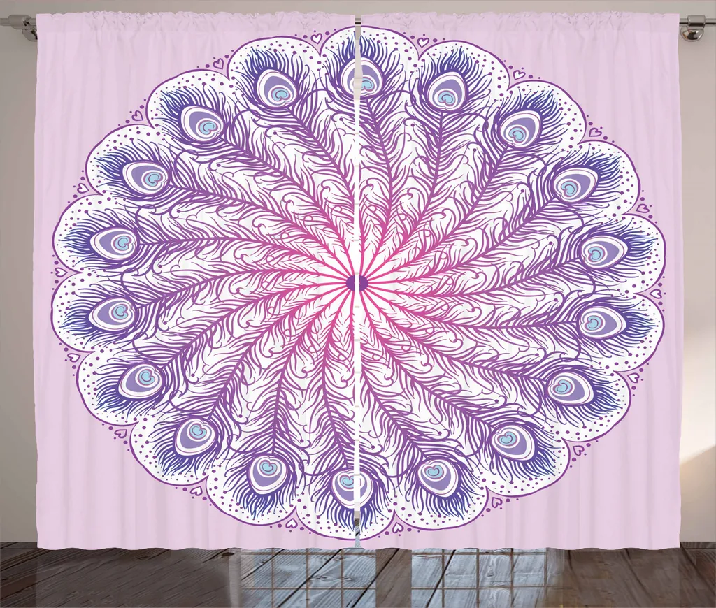 Tende Boho Mandala ABAKUHAUS 280x245 Multicolore Arredo Soggiorno