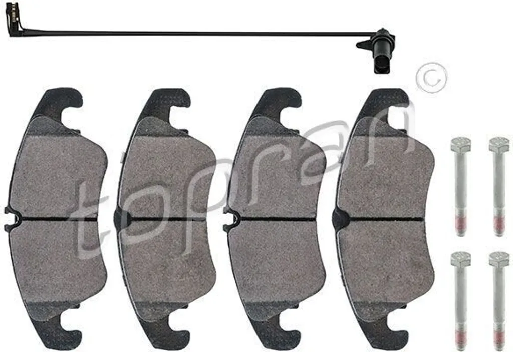 Plaquettes de frein avant haute performance OE 8K0 698 151K pour Audi