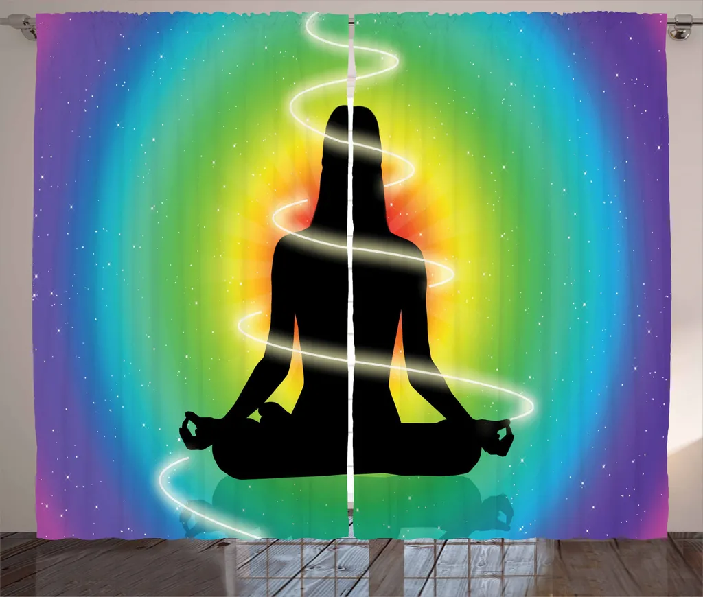 Tenda Chakra Arcobaleno per Meditazione ABAKUHAUS 280x245 - Zen Home
