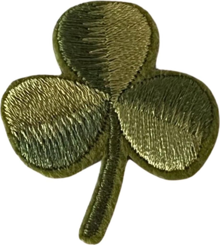 Dreiblättriges Kleeblatt-Emblem zum Aufbügeln
