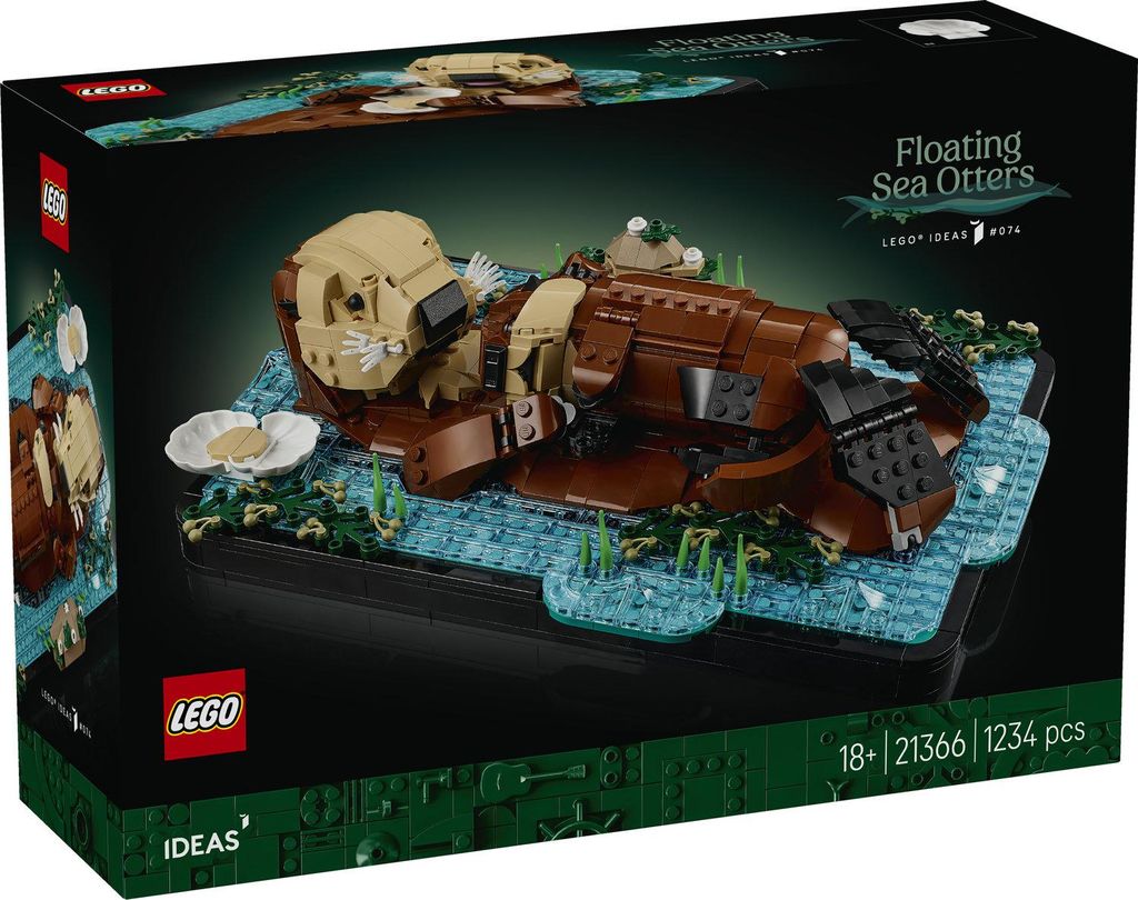LEGO Ideas 21366 Vidre Plutind pe Mare – Dekorativní sada Obrázek produktu 