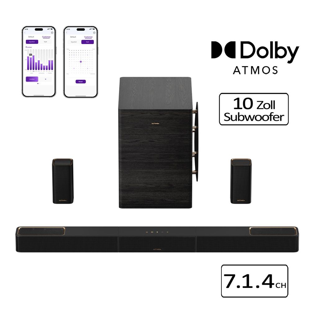 ULTIMEA Skywave Series 7.1.4-Kanal Professionelles Produktbild 