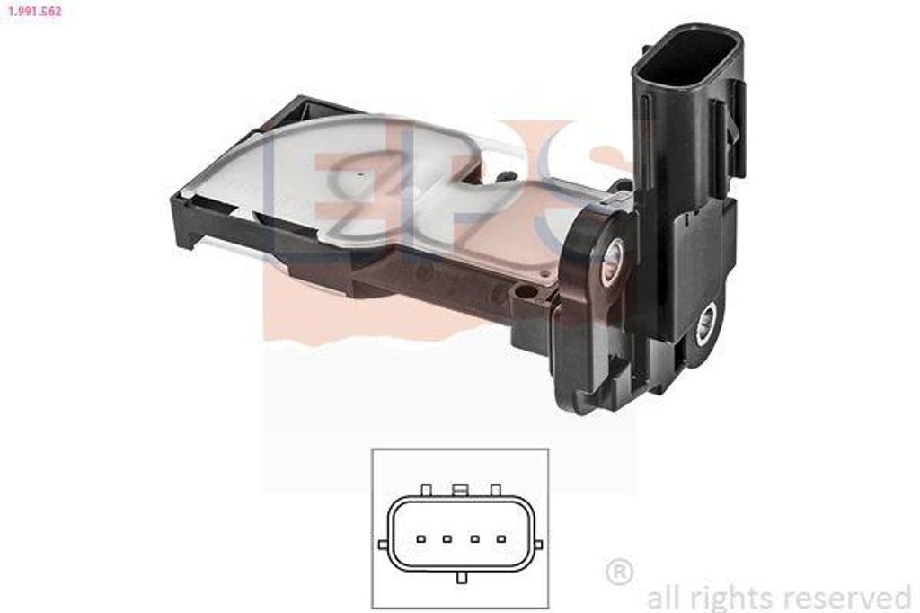 EPS 1.991.562 Luftmassenmesser LMM für TOYOTA Corolla XII Kombi (E210) Luftmengenmesser