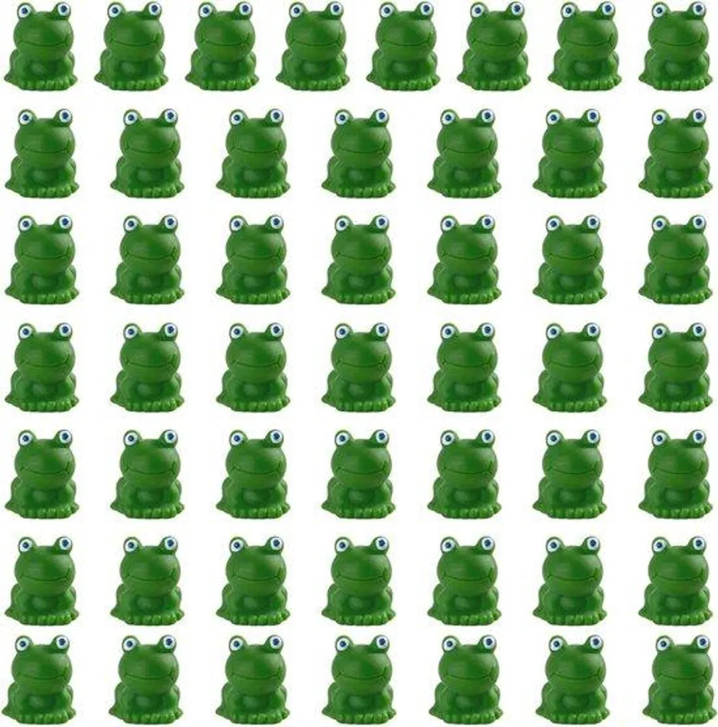 Mini râteaux de jardin verts en lot de 50 pièces pour décors zen miniatures