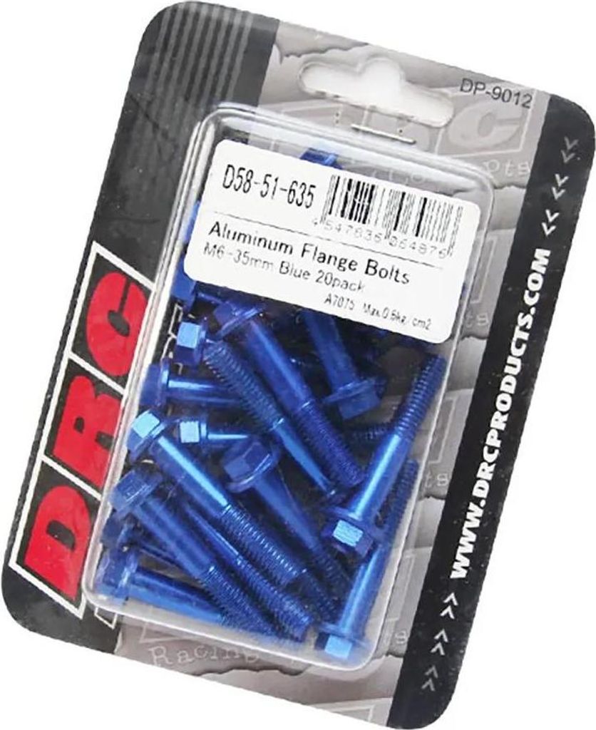 Zeta D58-51-116 M6x16 Aluminium Sechskantschraube Durchsichtig Durchsichtig One Size